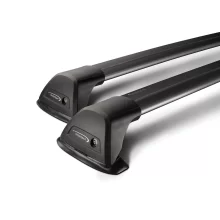 Yakima Flush Bar Black Roof Rack Pair S10YB - 8050225