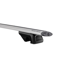 Rhino Rack JC-01549 Vortex RX Silver 2 Bar Roof Rack for Jeep Cherokee KK 5dr SUV with Raised Roof Rail (2008 to 2013) - Raised Rail Mount