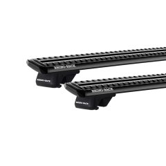 Rhino Rack JC-05175 Sportz SX Black 2 Bar Roof Rack for Mercedes Benz V Class W447 4dr Van with Raised Roof Rail (2014 onwards) - Raised Rail Mount