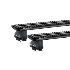 Rhino Rack JC-03817 Sportz 2500 Black 2 Bar Roof Rack for Honda Accord CM 4dr Sedan with Bare Roof (2003 to 2007) - Clamp Mount