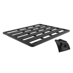 Rhino Rack JC-03184 Pioneer 5 Platform (1328mm x 1236mm) with RX300H Legs for Honda CR-V RE 5dr SUV with Flush Roof Rail (2007 to 2012) - Factory Point Mount