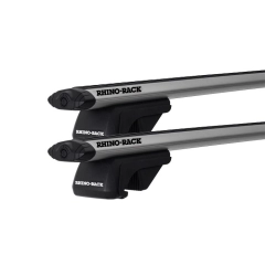 Rhino Rack JA9140 Vortex SX Silver 2 Bar Roof Rack for ALFA ROMEO 159 5dr Wagon with Raised Roof Rail (2006 to 2012)
