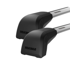 Yakima JetStream FX Flush Bar Silver 2 Bar Roof Rack for SSANGYONG Musso 4dr Ute with Bare Roof (2019 to 2020)