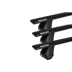 Rhino Rack JC-04875 Sportz 2500 Black 3 Bar Roof Rack for Nissan Elgrand E50 5dr Van with Bare Roof (1997 to 2002) - Clamp Mount