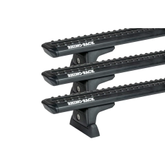 Rhino Rack JC-05150 Sportz RLT600 Black 3 Bar Roof Rack for Mercedes Benz Vito W447 4dr SWB/LWB Low Roof with Factory Mounting Point (2015 onwards) - Factory Point Mount