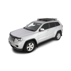 Rhino Rack JB1056 Pioneer Platform (1528mm x 1236mm) with RCL Legs for Jeep Grand Cherokee WK2 Steel Rails 5dr SUV with Flush Roof Rail (2011 onwards) - Factory Point Mount