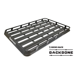 Rhino Rack JA8949 Pioneer Tray (2000mm x 1330mm) for Nissan Patrol Y62 5dr SUV with Raised Roof Rail (2012 onwards) - Factory Point Mount