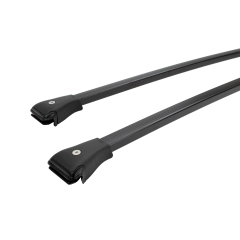Prorack Standard Rail Bar Black 2 Bar Roof Rack for TOYOTA Rav 4 20 Series 3dr SUV with Raised Roof Rail (2000 to 2006)