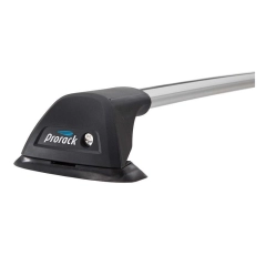 Prorack Aero Flush Silver 1 Bar Roof Rack for VOLKSWAGEN Amarok Single Cab 2dr Ute with Factory Mounting Point (2010 onwards)