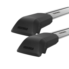 Yakima JetStream FX SkyLine Silver 2 Bar Roof Rack for Jeep Compass MP 5dr SUV with Bare Roof (2017 onwards) - Factory Point Mount