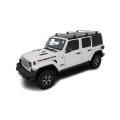 Rhino Rack JB0102 - Vortex RL110 Silver 3 Bar Roof Rack for JEEP Wrangler 5dr SUV from 2019