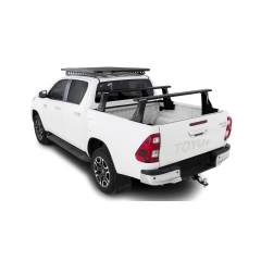 Rhino Rack JC-01576 Reconn-Deck 2 Bar Ute Tub System for Toyota Hilux 4dr Ute Dual Cab 10/15 On