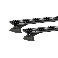 Rhino Rack JC-04027 Sportz RCL Trackmount Black 2 Bar Roof Rack for Honda HR-V GH 5dr SUV with Bare Roof (1999 to 2002) - Track Mount