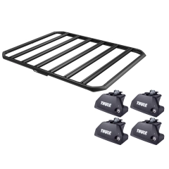 Thule 7107 Caprock XL (1500 x 1650mm) Platform for Nissan Interstar L1H1 (II) 4dr SWB Low Roof with Factory Mounting Point (2022 onwards) - Factory Point Mount