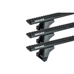 Rhino Rack JC-05260 Sportz RLTF Black 3 Bar Roof Rack for LDV V80 2dr LWB High Roof with Bare Roof (2013 onwards) - Factory Point Mount