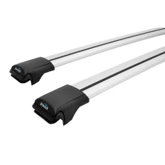 Prorack Aero Rail Bar Silver 2 Bar Roof Rack for CHERY J11 5dr SUV with Raised Roof Rail (2010 onwards)