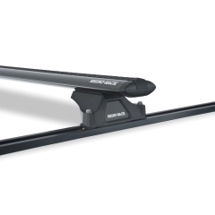 Rhino Rack JA2549 Vortex RLTP Trackmount Black 2 Bar Roof Rack for Land Rover Discovery 5dr SUV with Bare Roof (2005 to 2017) - Track Mount