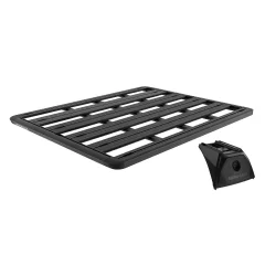 Rhino Rack JC-03182 Pioneer 5 Platform (1328mm x 1236mm) with RX300H Legs for Isuzu D-Max LS-M/LS-U/SX 4dr Ute with Bare Roof (2008 to 2012) - Factory Point Mount