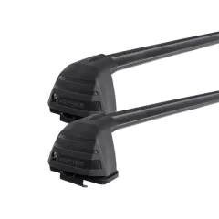 Rhino Rack RV0302B Vortex ROC25 Flush Black 2 Bar FMP Roof Rack for Mitsubishi ASX XA-XD 5dr SUV with Bare Roof (2010 onwards) - Factory Point Mount