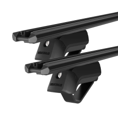 Yakima TrimHD Thru bar Black 2 Bar Roof Rack for HAVAL H9 5dr SUV with Raised Roof Rail (2015 to 2017)