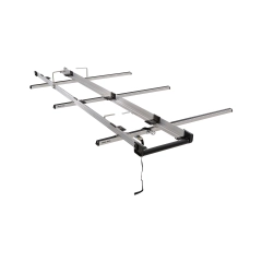 Rhino Rack JC-01044 - Multislide 2.6m Ladder Rack with 470mm Roller for TOYOTA Hiace 2dr LWB Low Roof from 2005