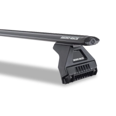 Rhino Rack JA2491 Vortex RL110 Black 2 Bar Roof Rack for Suzuki Jimny XL 5dr SUV with Rain Gutter (2024 onwards) - Gutter Mount