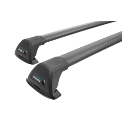 Prorack Aero Flush Black 2 Bar Roof Rack for MG HS 5dr SUV with Flush Roof Rail (2018 onwards) - Flush Rail Mount