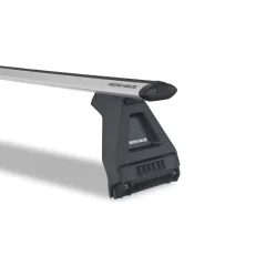 Rhino Rack JA2621 Vortex RL150 Silver 2 Bar Roof Rack for Mitsubishi Starwagon WA 5dr Wagon with Bare Roof (1994 to 2003) - Gutter Mount