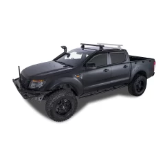 Ford Ranger PX (Double Cab) | Heavy Duty 2500 Black 1 Bar Front Roof Rack | Rhino-Rack