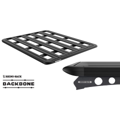 Rhino Rack JC-01690 Pioneer 6 Platform (1900mm x 1240mm) with Backbone for Isuzu MU-X LS-T 5dr SUV with Flush Roof Rail (2013 to 2021)