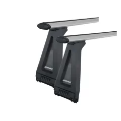 Rhino Rack JA2624 Vortex RL280 Silver 2 Bar Roof Rack for SUZUKI Carry 2dr Van with Bare Roof (1990 to 1999)