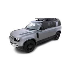 Rhino Rack JC-01412 Pioneer Platform (1928mm X 1236mm) with RCL Legs for Land Rover Defender 110 Gen2 5dr SUV with Factory Fitted Track (2020 onwards) - Factory Point Mount