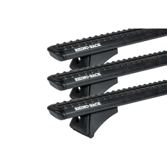 Rhino Rack JC-05286 Sportz RCH Black 3 Bar Roof Rack suits Toyota Hiace H300 4dr SLWB High roof with Factory Mounting Point (2019 onwards) - Factory Point Mount