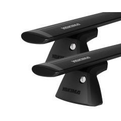 Yakima JetStream BaseLine Black 2 Bar Roof Rack for Tesla Model 3 4dr Sedan with Bare Roof (2007 onwards) - Clamp Mount