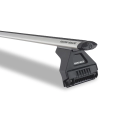 Rhino Rack JA2703 Vortex RL110 Silver 3 Bar Roof Rack suits Toyota Land Cruiser Prado 5dr 90 Series with Bare Roof (1996 to 2002) - Gutter Mount