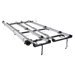 Rhino Rack JC-00857 - Multislide Double 3.0m Ladder Rack System with Conduit for TOYOTA Hiace 2dr LWB Low Roof from 2005