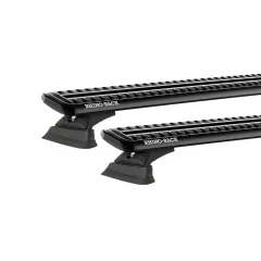 Rhino Rack JC-04027 Sportz RCL Trackmount Black 2 Bar Roof Rack for Kia Sportage JA 5dr SUV with Bare Roof (1994 to 2003) - Track Mount