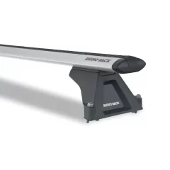 Rhino Rack JA2445 Vortex RLTF Silver 2 Bar Roof Rack for Holden Commodore VT-VZ 5dr Wagon with Rain Gutter (1997 to 2007) - Factory Point Mount