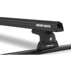 Rhino Rack JB0273 - Heavy Duty RLT600 Trackmount Black 1 Bar Roof Rack for ISUZU D-Max 2dr Space Cab Ute from 2012