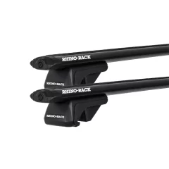 Rhino Rack JA9139 Vortex SX Black 2 Bar Roof Rack for ALFA ROMEO 156 5dr Wagon with Raised Roof Rail (2000 to 2006)