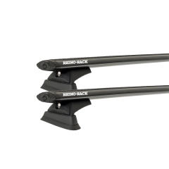 Rhino Rack JB0022 Vortex RCL Trackmount Black 2 Bar Roof Rack for CHRYSLER Voyager 5dr Wagon with Bare Roof (1997 to 2001)