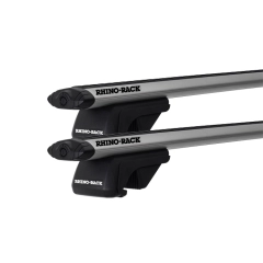 Rhino Rack JA9140 Vortex SX Silver 2 Bar Roof Rack for ALFA ROMEO 156 5dr Wagon with Raised Roof Rail (2000 to 2006)