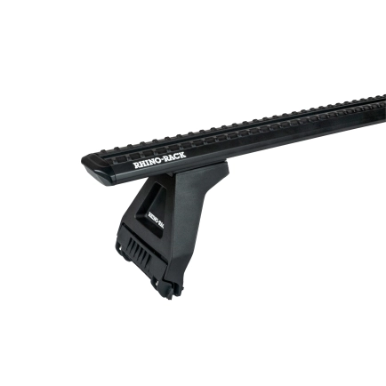 Rhino Rack JC-05026 Sportz RL150 Black 1 Bar Roof Rack for Mahindra Pikup 2dr Ute with Rain Gutter (2007 to 2016) - Gutter Mount