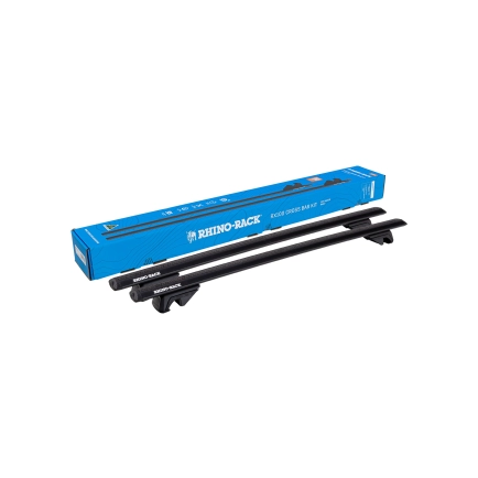 Rhino Rack RXB1VA118 RX100 Cross Bar Kit for Alfa Romeo 159 Sportwagon 5dr Wagon with Raised Roof Rail (2006 to 2012) - Raised Rail Mount