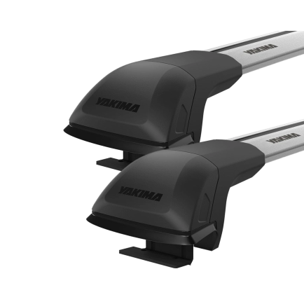 Yakima JetStream FX TimberLine Silver 2 Bar Roof Rack for BYD Shark 4dr Ute with Raised Roof Rail (2024 onwards) - Raised Rail Mount