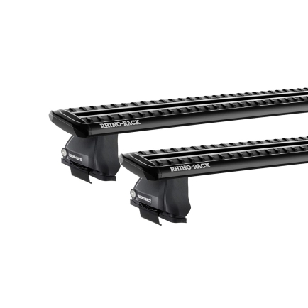 Rhino Rack JC-03817 Sportz 2500 Black 2 Bar Roof Rack for Honda Accord CM 4dr Sedan with Bare Roof (2003 to 2007) - Clamp Mount