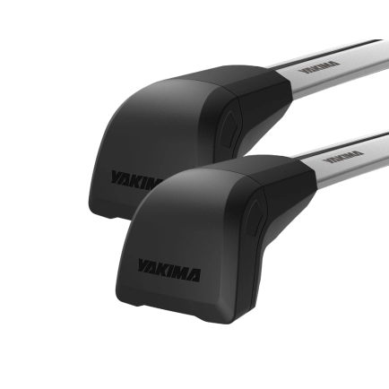 Yakima JetStream FX BaseLine Silver 2 Bar Roof Rack for JAC T9 Dual Cab 4dr Ute with Bare Roof (2024 onwards) - Clamp Mount