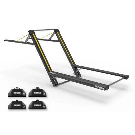 Dropracks DR140 Elevating Roof Racks with Thule 7106 Legs for Seat Arona 5dr SUV with Flush Roof Rail (2017 onwards) - Flush Rail Mount