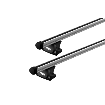Thule ProBar Evo Silver 2 Bar Roof Rack for OPEL Ampera 5dr Hatch with Flush Roof Rail (2017 onwards)