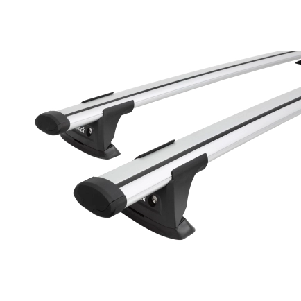 Prorack Aero Through Silver 2 Bar Roof Rack for Alfa Romeo Tonale 5dr SUV with Bare Roof (2023 onwards) - Factory Point Mount